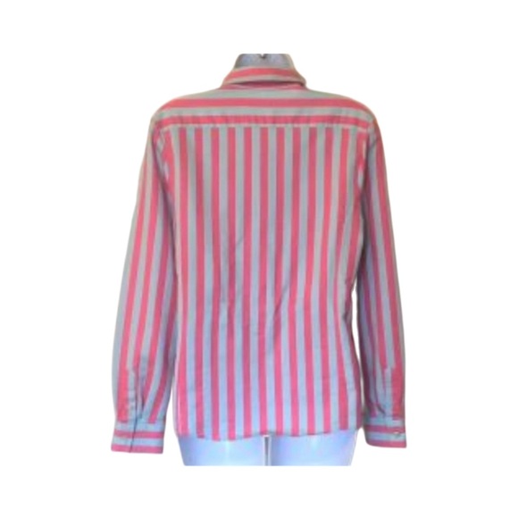 Faconnable Bold Stripe Button Front Shirt - Picture 2 of 5
